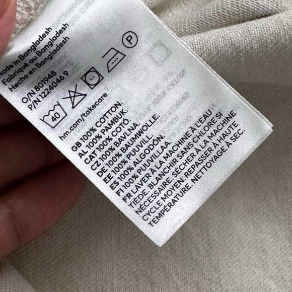 H&M Stone Casual Button-Down Shirt - Picture 7 of 7